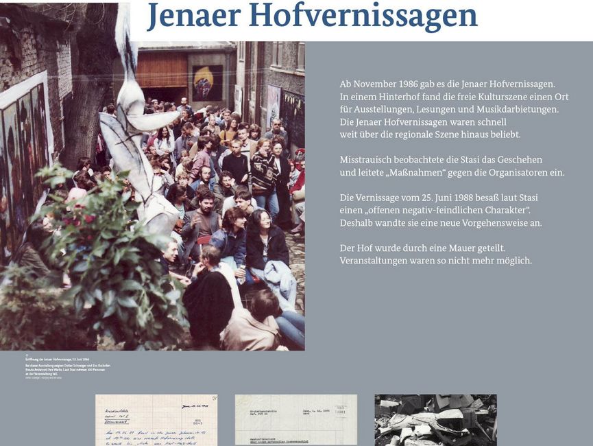 Ausstellungsmodul 38 "Jenaer Hofvernissagen"