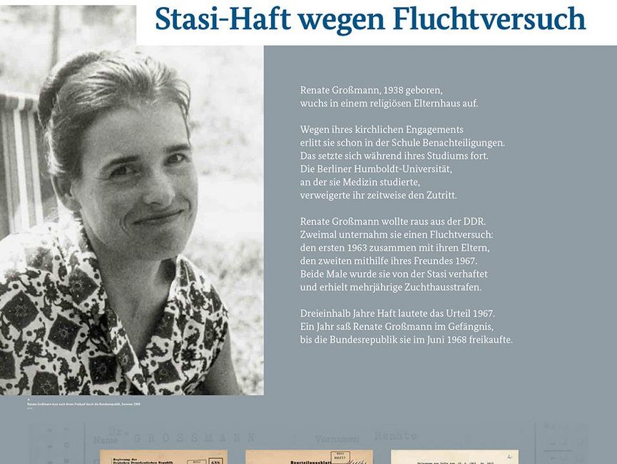 Ausstellungsmodul 139 "Stasi-Haft wegen Fluchtversuch"