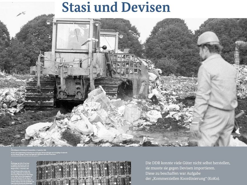 Ausstellungsmodul 118 "Stasi und Devisen"