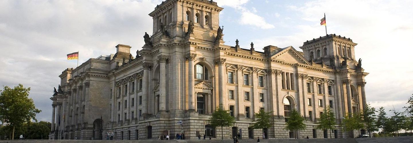 Das Reichstagsgebäude in Berlin, Sitz des Deutschen Bundestages