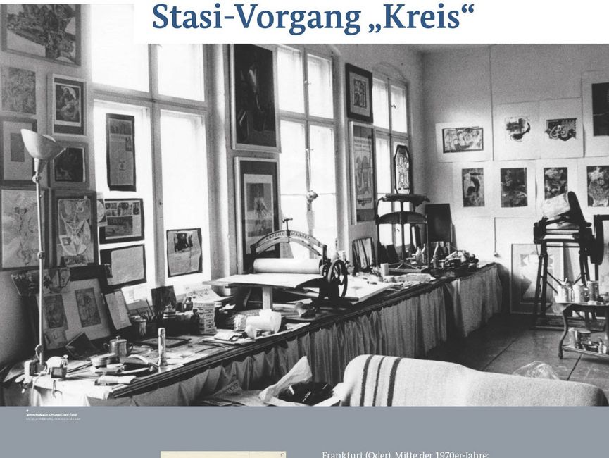 Ausstellungsmodul 76 "Stasi-Vorgang Kreis"