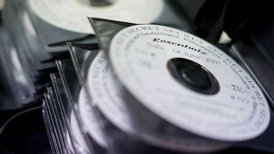 Datenträger (CD-ROMs) der Rosenholz-Dateien