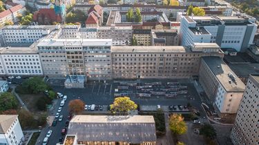 Blick auf die 'Ehemalige Stasi-Zentrale. Campus für Demokratie'