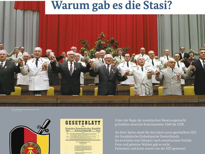 Ausstellungsmodul 2 "Warum gab es die Stasi?"