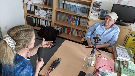 Dagmar Hovestädt und Dr. Michael Schäbitz im Gespräch