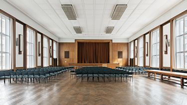 Festsaal in 'Haus 2' der ehemaligen Stasi-Zentrale