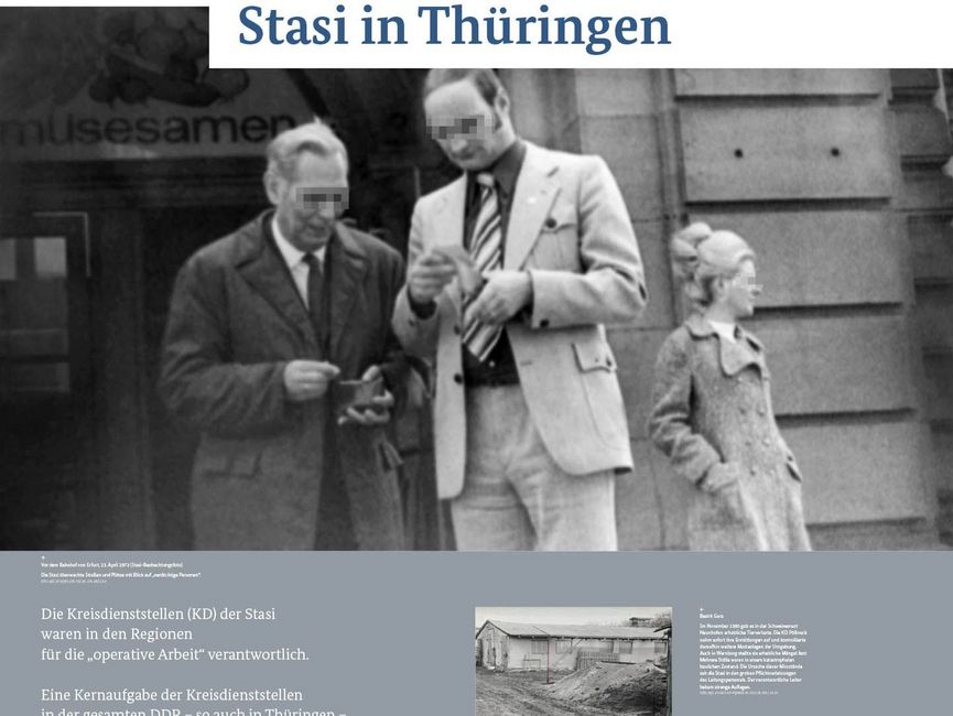 Ausstellungsmodul 37 "Stasi in Thüringen"