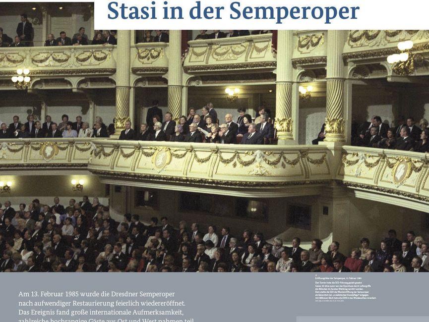 Ausstellungsmodul 24 "Stasi in der Semperoper"