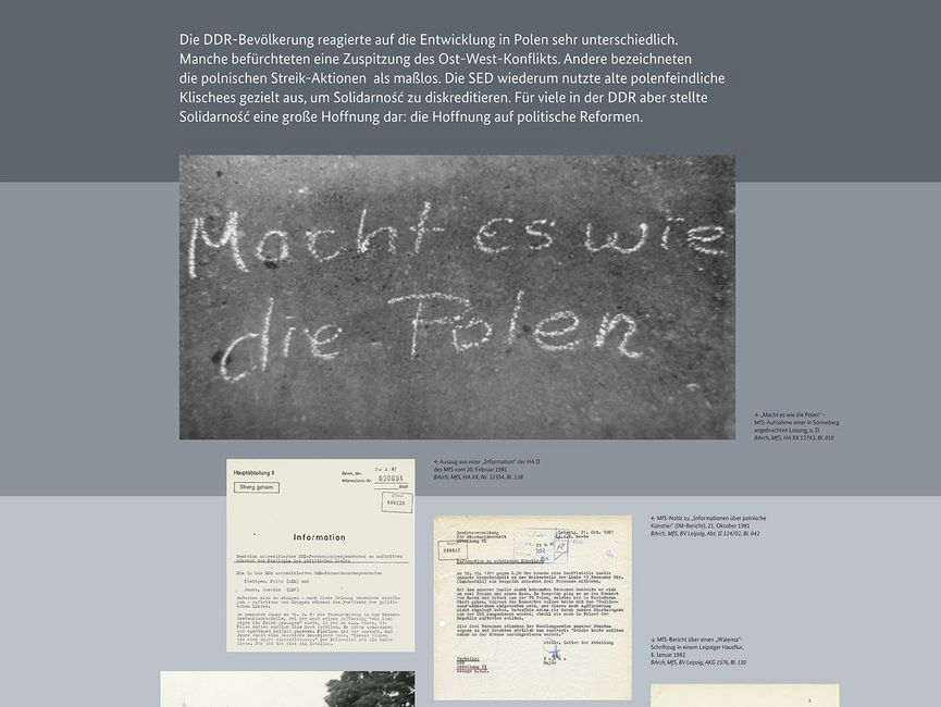 Ausstellungsmodul 6 "Im Visier der Stasi"