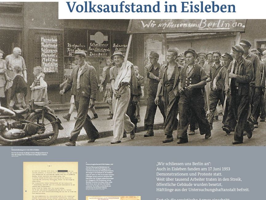 Ausstellungsmodul 60 "Volksaufstand in Eisleben"