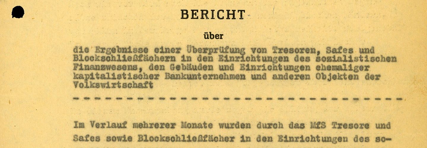 MfS-Bericht vom 11.7. 1962 über das Ergebnis der Aktion "Licht". Demnach wurden Wertgegenstände im Gesamtwert von 4,1 Mio DM beschlagnahmt. 