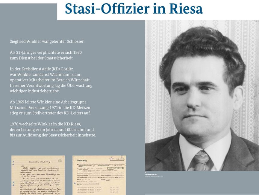  Ausstellungsmodul 133 "Stasi-Offizier in Riesa"