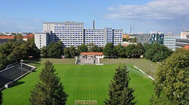 Das Hans-Zoschke-Stadion in Berlin-Lichtenberg