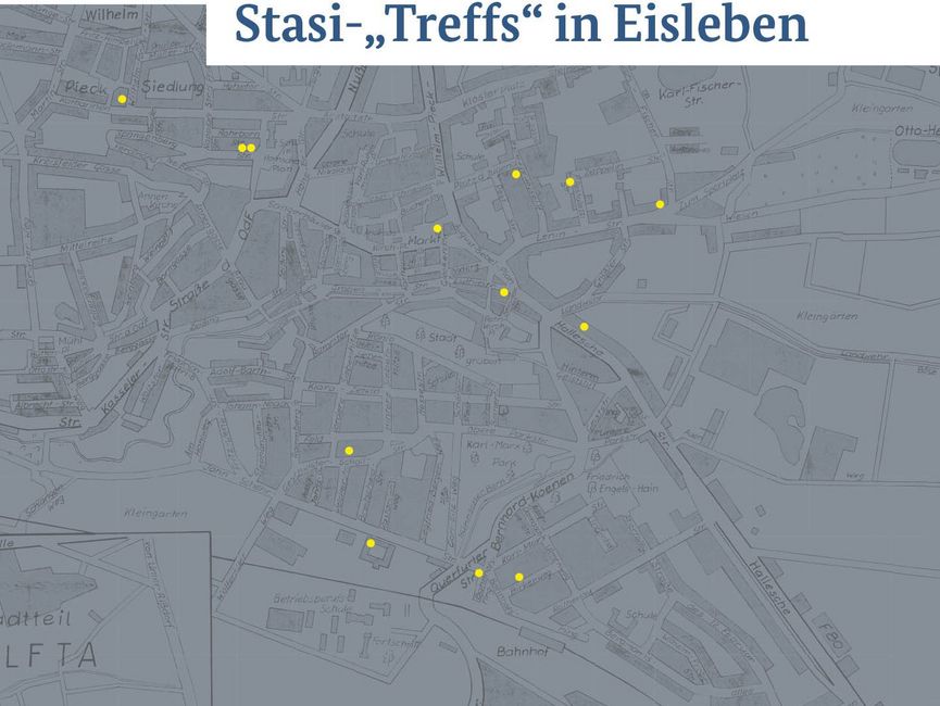 Ausstellungsmodul 58 "Stasi-Treffs in Eisleben"
