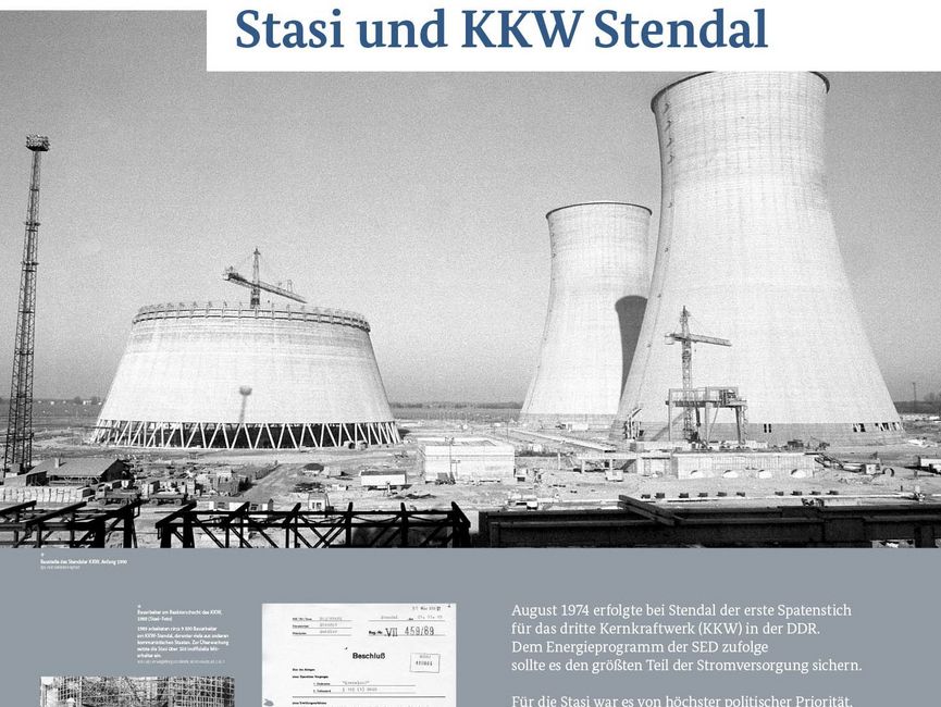 Ausstellungsmodul 94 "Stasi und KKW Stendal"