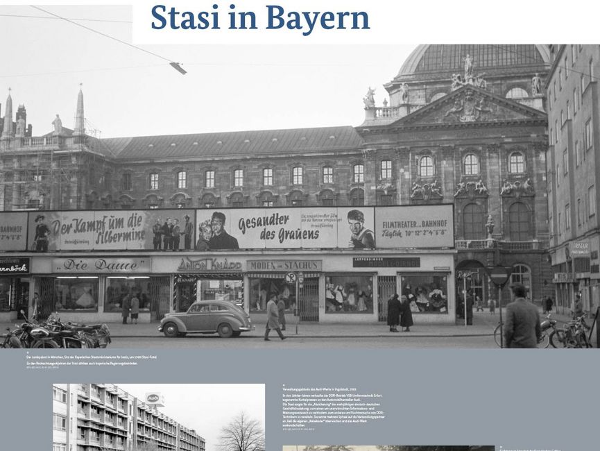 Ausstellungsmodul 100 "Stasi in Bayern"