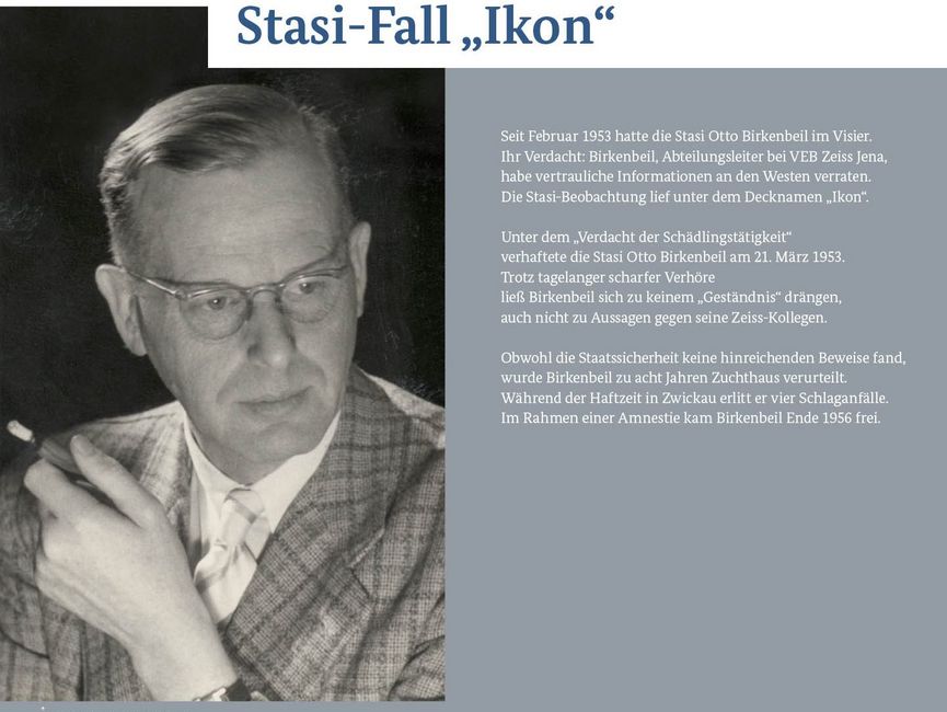 Ausstellungsmodul 89 "Stasi-Fall Ikon"