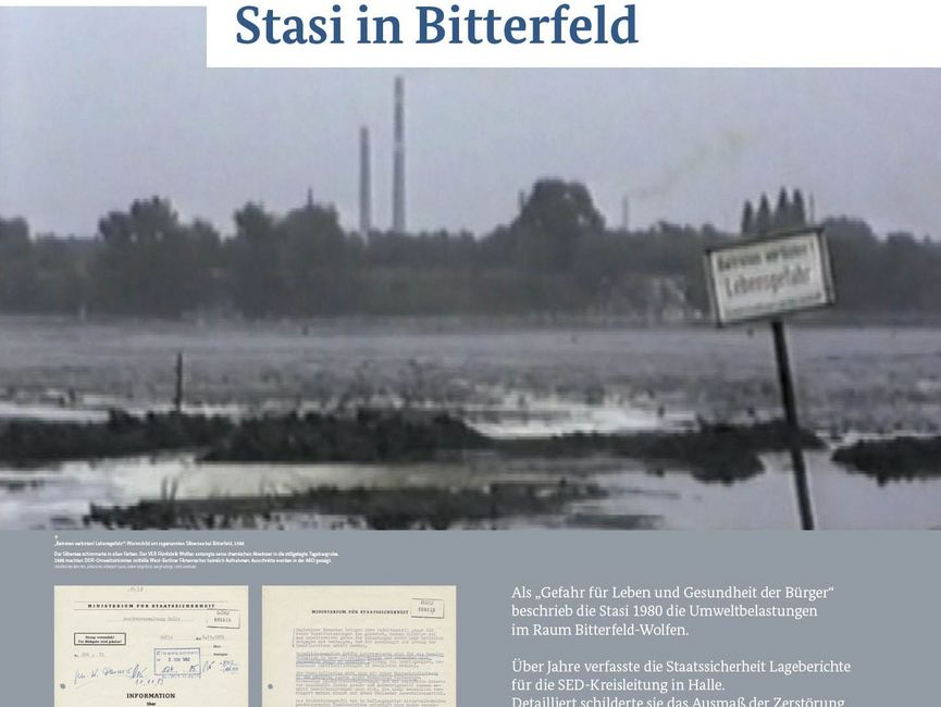 Ausstellungsmodul 50 "Stasi in Bitterfeld"