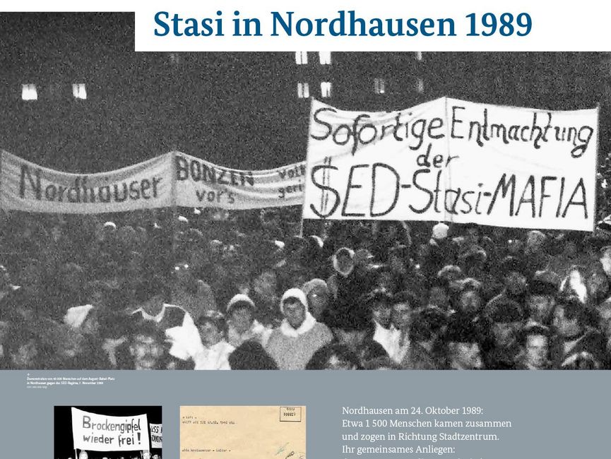 Ausstellungsmodul 132 "Stasi in Nordhausen"