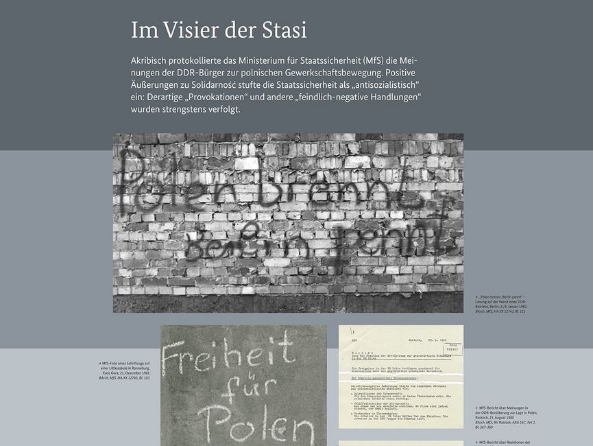 Ausstellungsmodul 5 "Im Visier der Stasi"