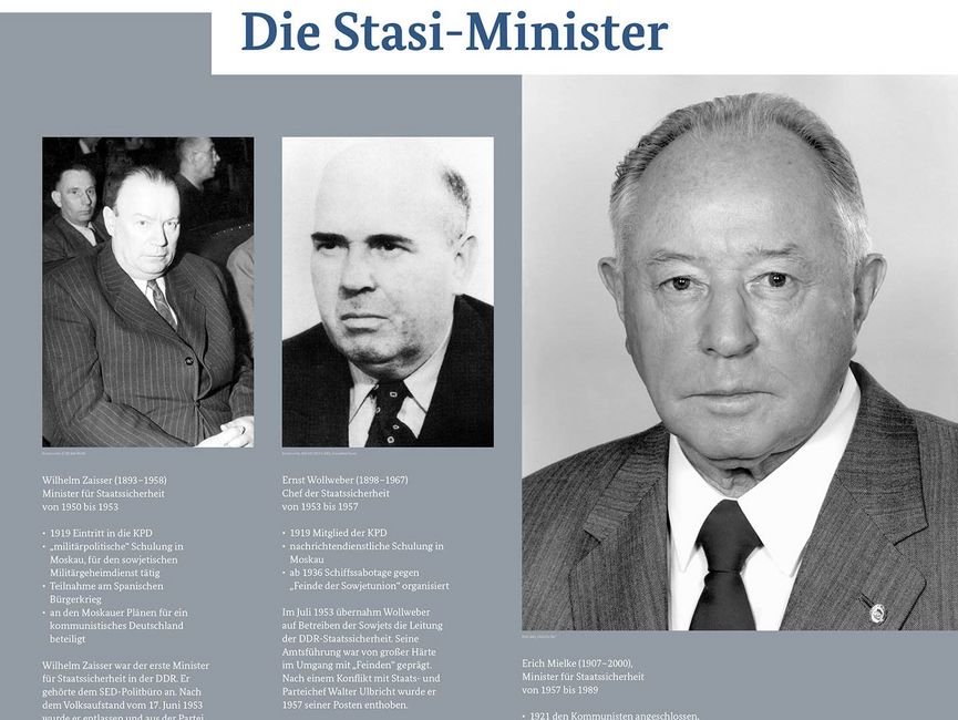 Ausstellungsmodul 3 "Die Stasi-Minister"