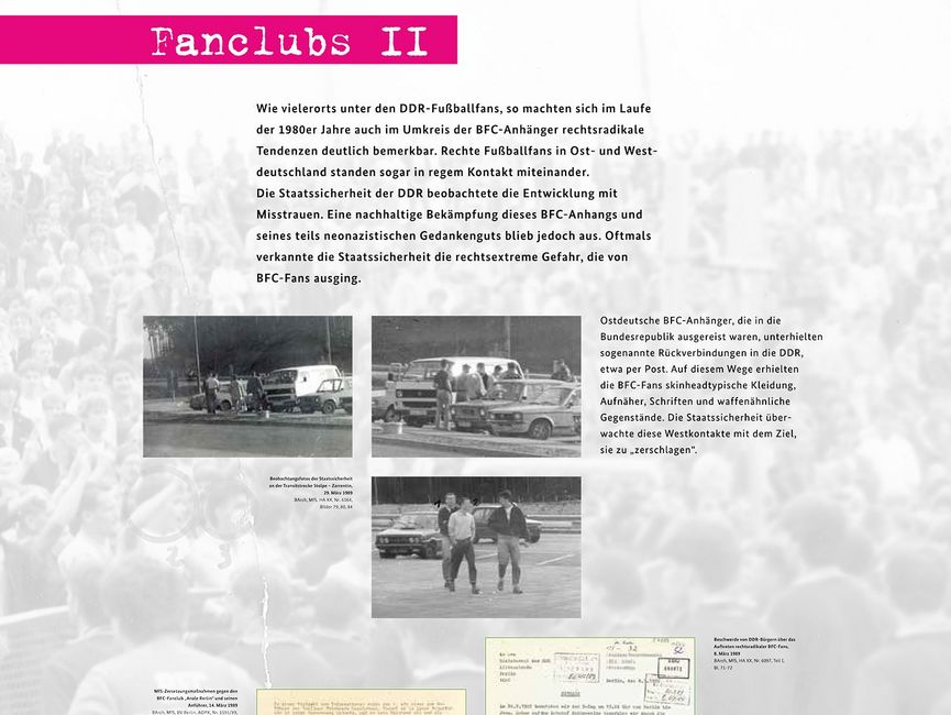 Ausstellungsmodul 11 "Fanclubs II"