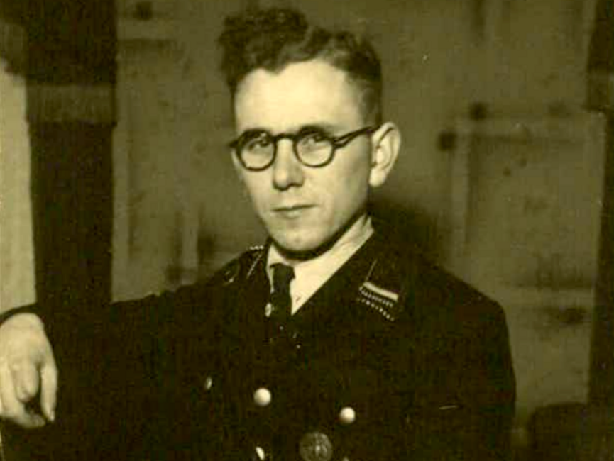 Paul Riedel in SS-Uniform