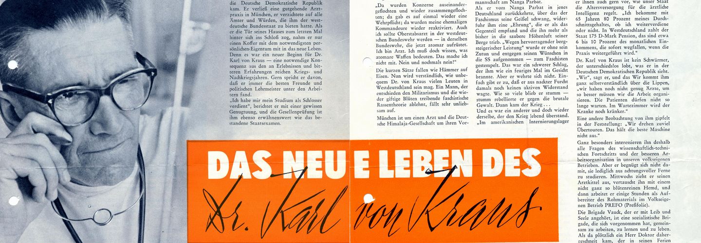 Beitrag über Karl von Kraus in der DDR Revue.