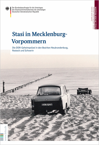 Cover der Publikation 'Stasi in Mecklenburg-Vorpommern'